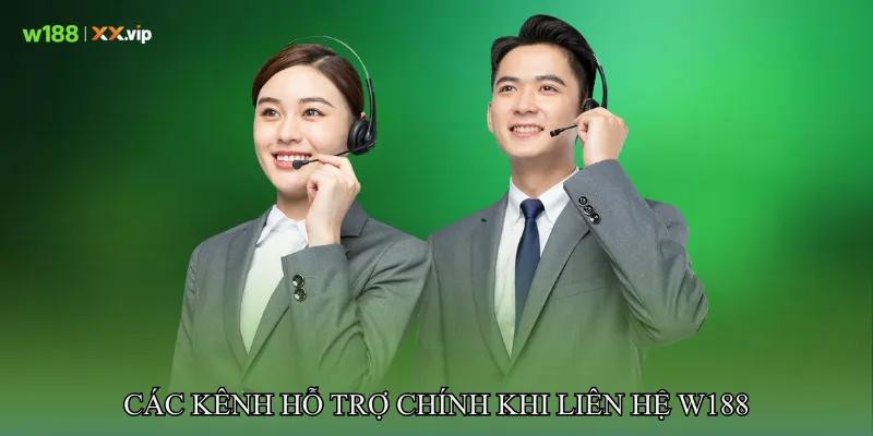 Các kênh hỗ trợ chính khi Liên hệ W188