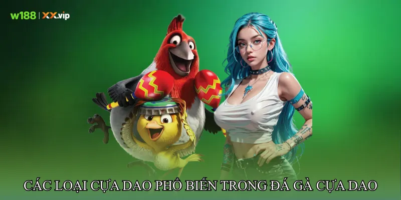 Các loại cựa dao phổ biến trong Đá gà cựa dao