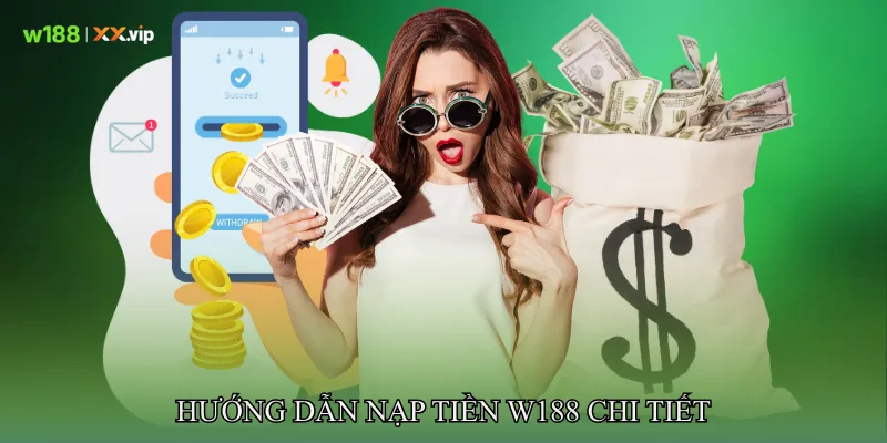Nạp Tiền W188 Trải Nghiệm Nhanh Chóng, An Toàn, Dễ Thực Hiện 2 Hướng dẫn nạp tiền W188 chi tiết