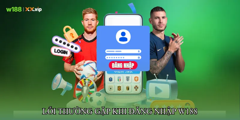 Lỗi thường gặp khi đăng nhập W188