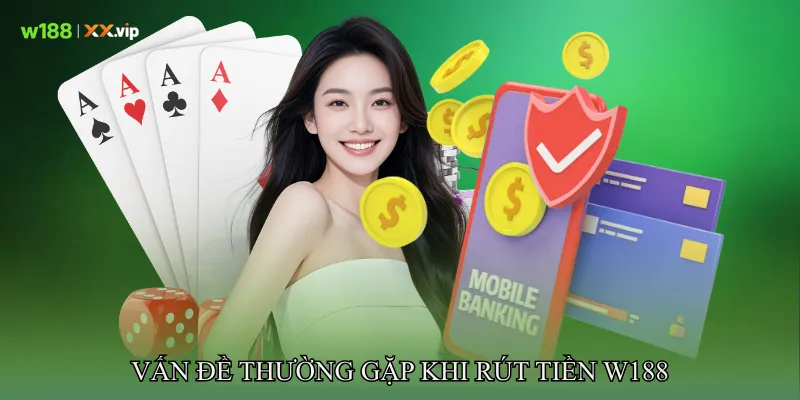 Vấn đề thường gặp khi rút tiền W188